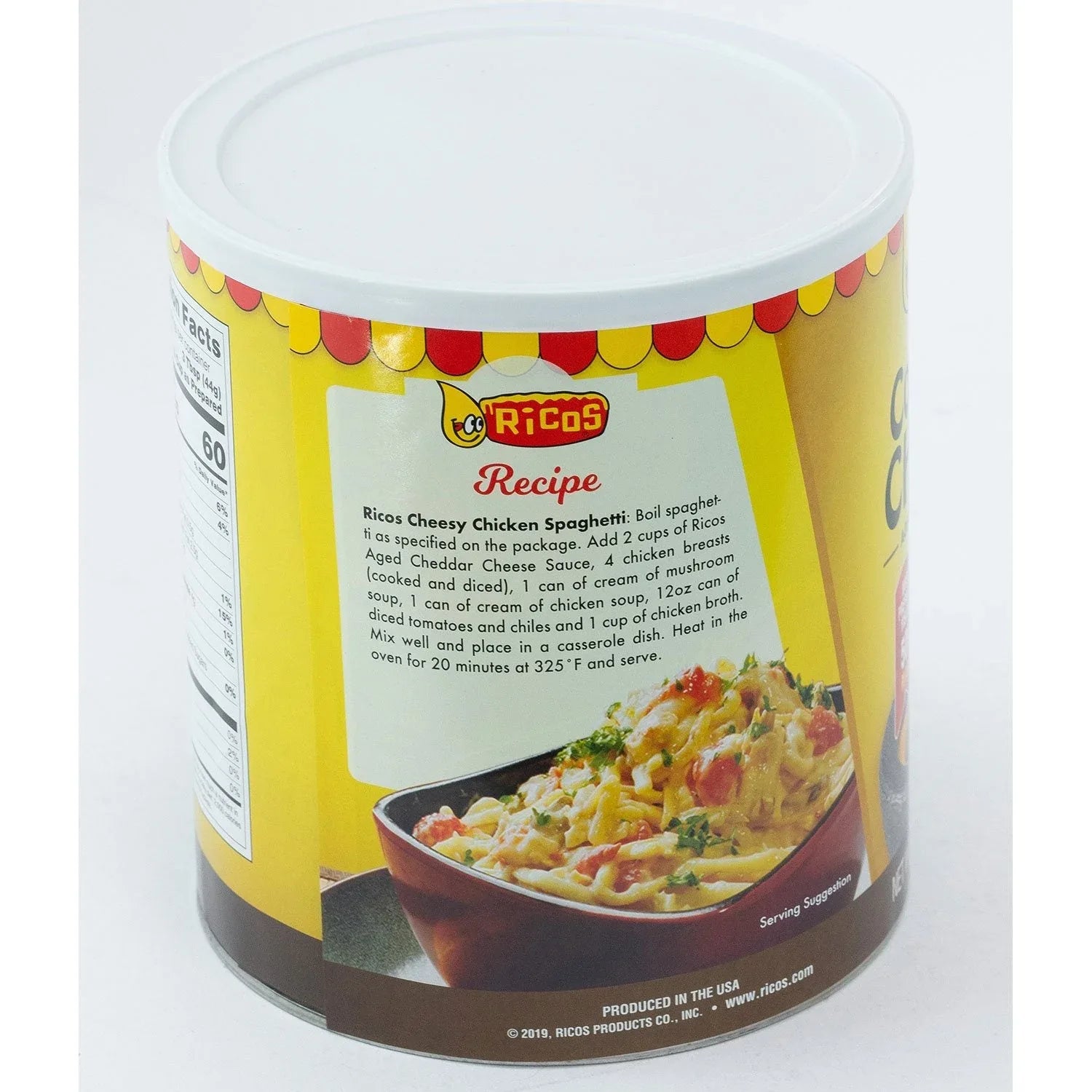 Ricos Condensed Cheddar Cheese Sauce 107 oz. - USA MEGA SHOP