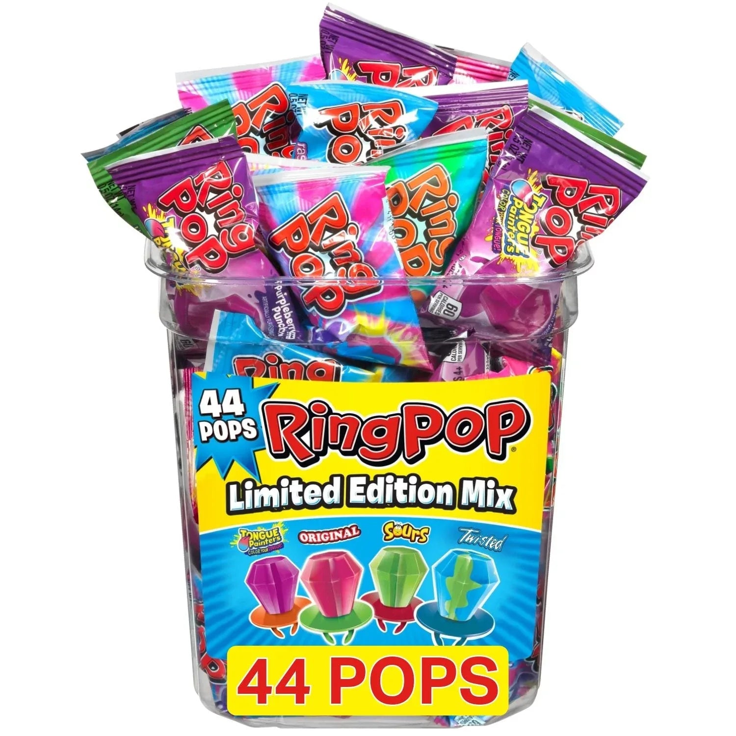 Ring Pop Variety Pack, 0.5 oz., 44 pk. - USA MEGA SHOP