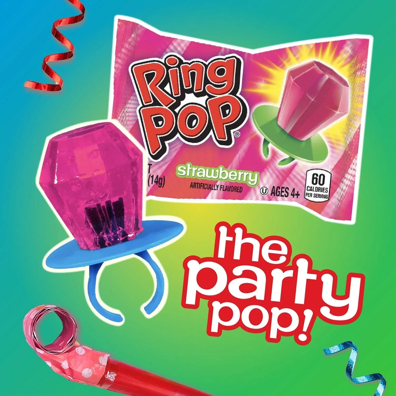 Ring Pop Variety Pack, 0.5 oz., 44 pk. - USA MEGA SHOP