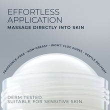 Retinol serum stick white cap with ridged sides and smooth dome top