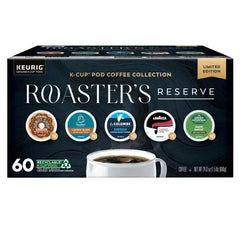 Roaster's Reserve Coffee K-Cup Pod Variety Pack, 60ct K-Cup Pods