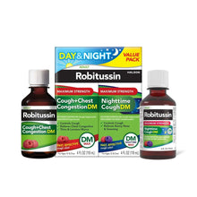 Robitussin value pack bottles, cough + chest congestion DM, berry flavor
