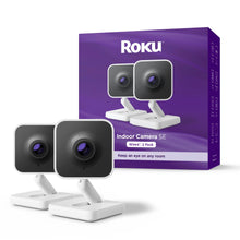 Roku Indoor Camera SE 2-pack with two indoor cameras and retail box