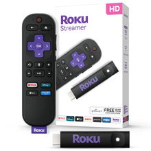 Roku Streamer HD media streamer with voice remote and USB stick