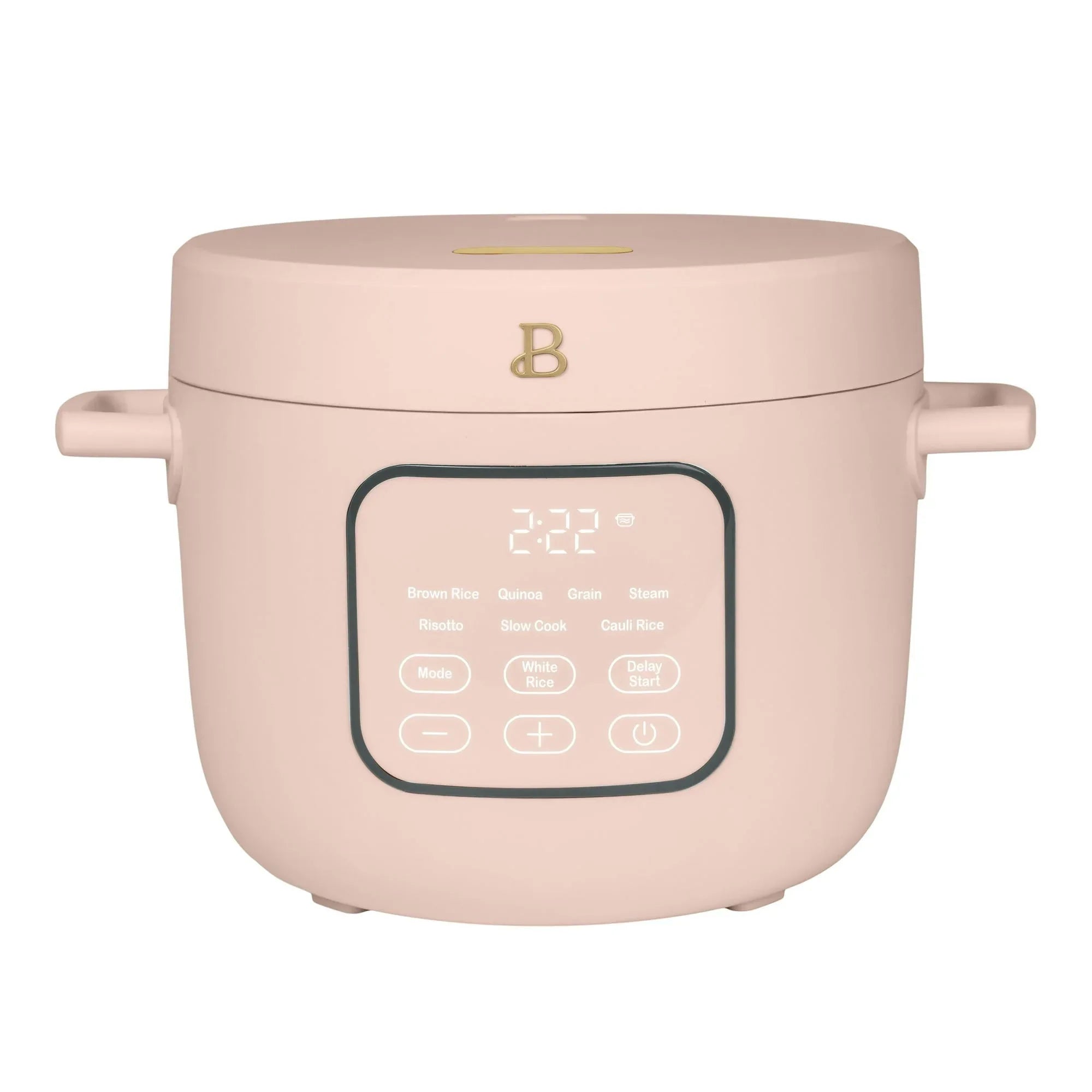 Beautiful 14-Cup Cooked, 6-Cups Uncooked Electric Rice and Grain Cooker, EverGood™ Ceramic Nonstick Coating, by Drew Barrymore