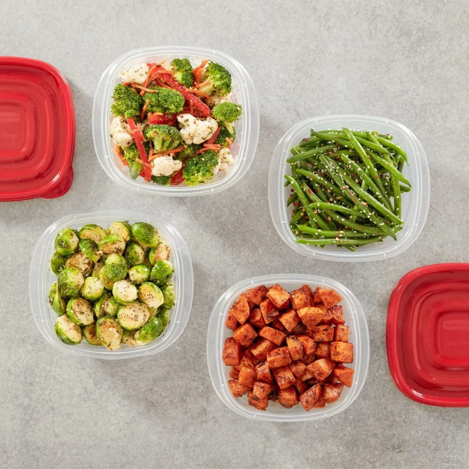 Rubbermaid TakeAlongs Food Storage Containers, 16 Piece Set, A Practical Choice for Dry Goods and Bulk Ingredients