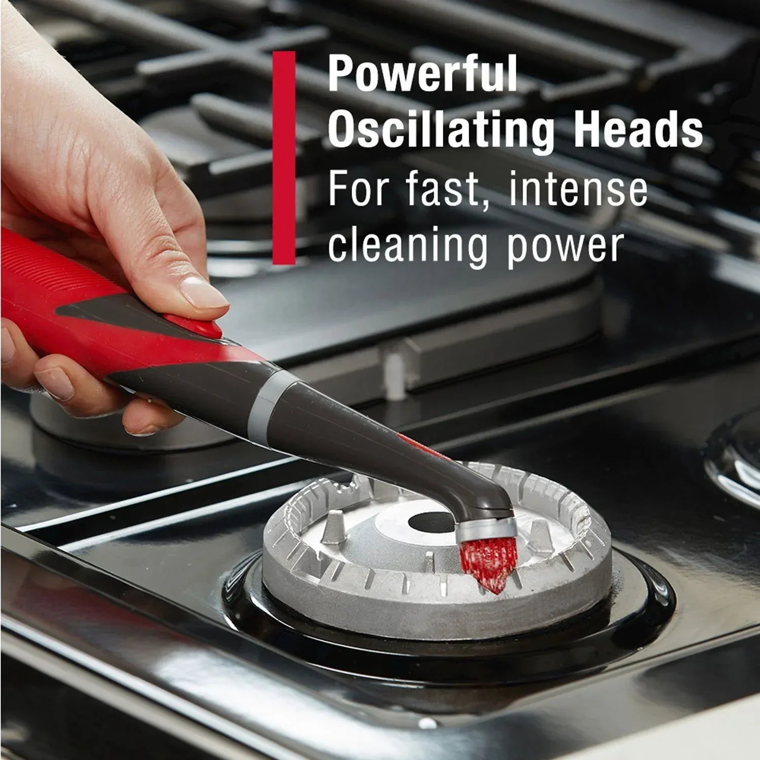 Rubbermaid Power Scrubber 5 Piece Set With Replaceable Heads