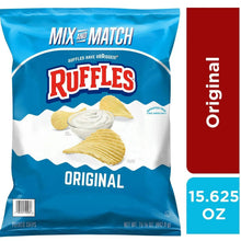 Ruffles Original potato chips bag, Mix and Match, net wt 15.625 oz.