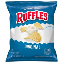Ruffles Potato Chips, Original, 1 oz, 50-count