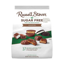 Russell Stover sugar-free assorted chocolate candy bag with wrapped pieces