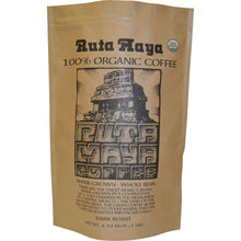 Ruta Maya organic dark roast coffee bag, whole bean, 5 lb