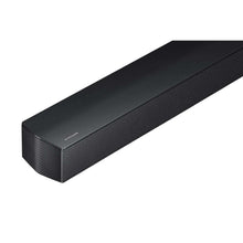 SAMSUNG 3.1 channel soundbar with perforated front grille, dark black