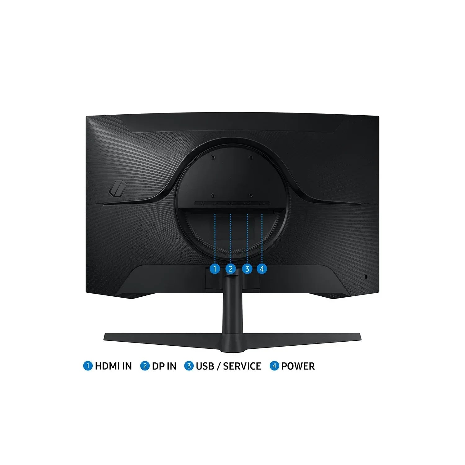 SAMSUNG 32" Odyssey G55C Curved Display, QHD, Gaming Monitor