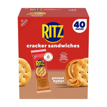 Ritz cracker sandwich box with peanut butter filling, 40-pack