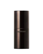 SEKKISEI vitalizing serum bottle, dark metallic pump-top container