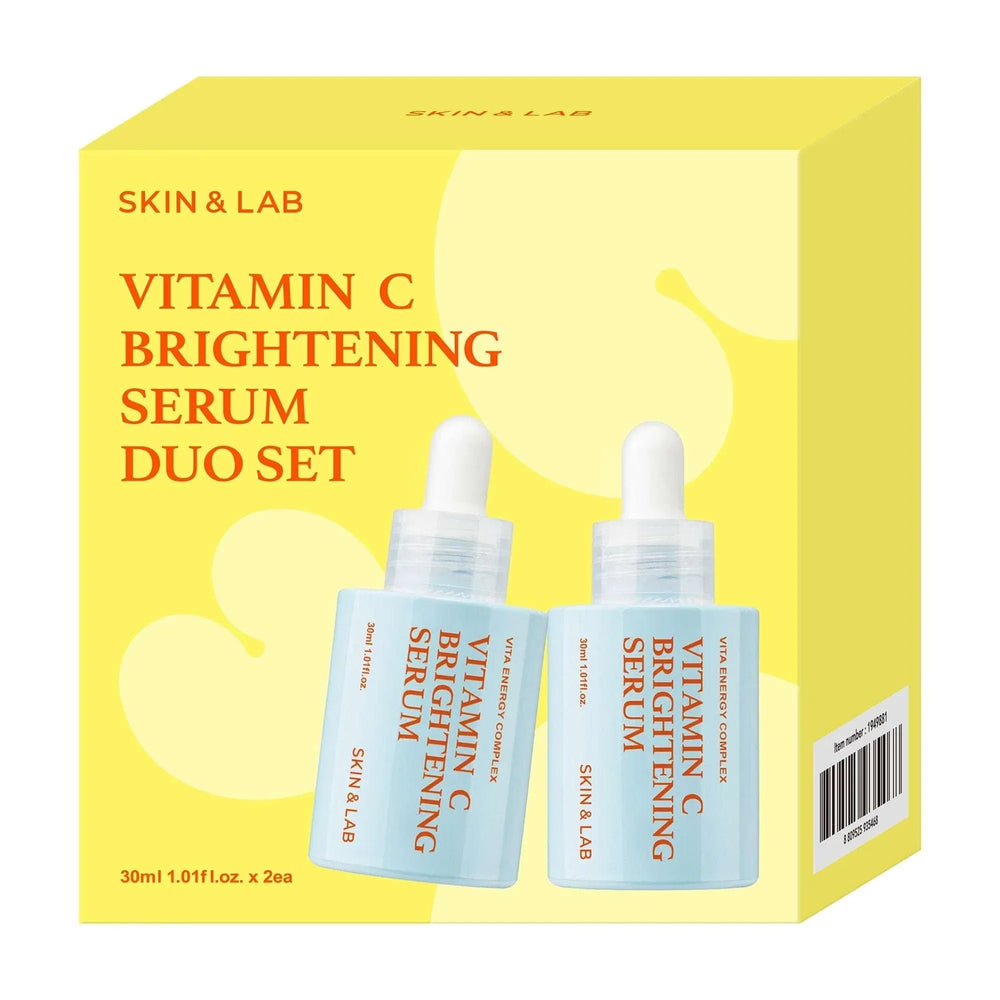 SKIN & LAB Vitamin C Brightening Serum, 1.01 fl oz, 2-pack - USA MEGA SHOP