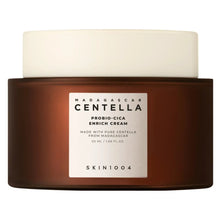Cica enriched cream jar with amber-brown container and white lid
