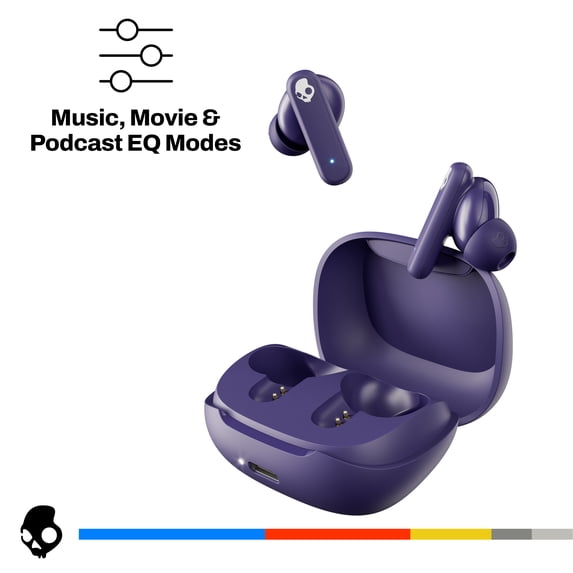 Skullcandy Smokin' Buds XT True Wireless in-Ear Earbuds, Black