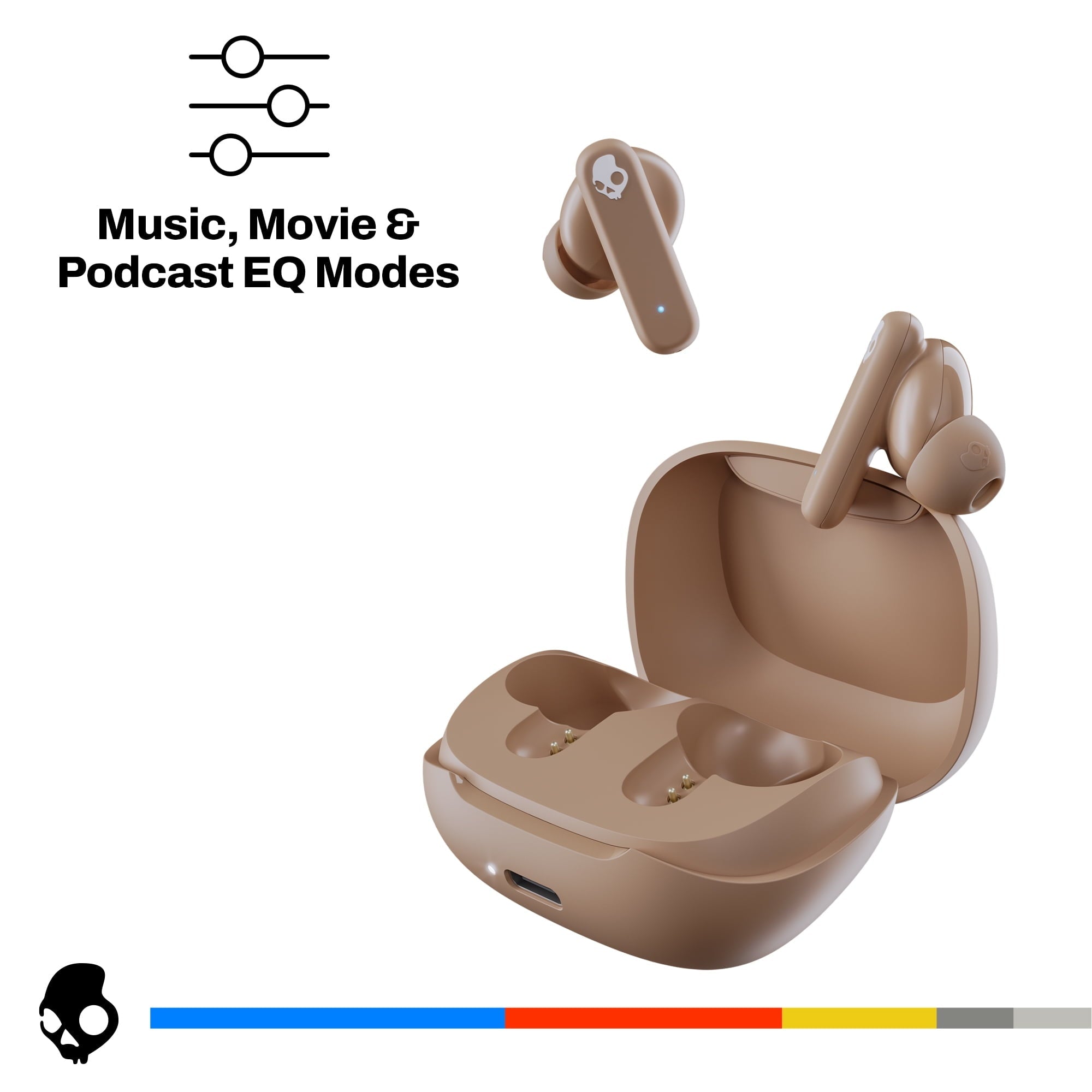 Skullcandy Smokin' Buds XT True Wireless in-Ear Earbuds, Black