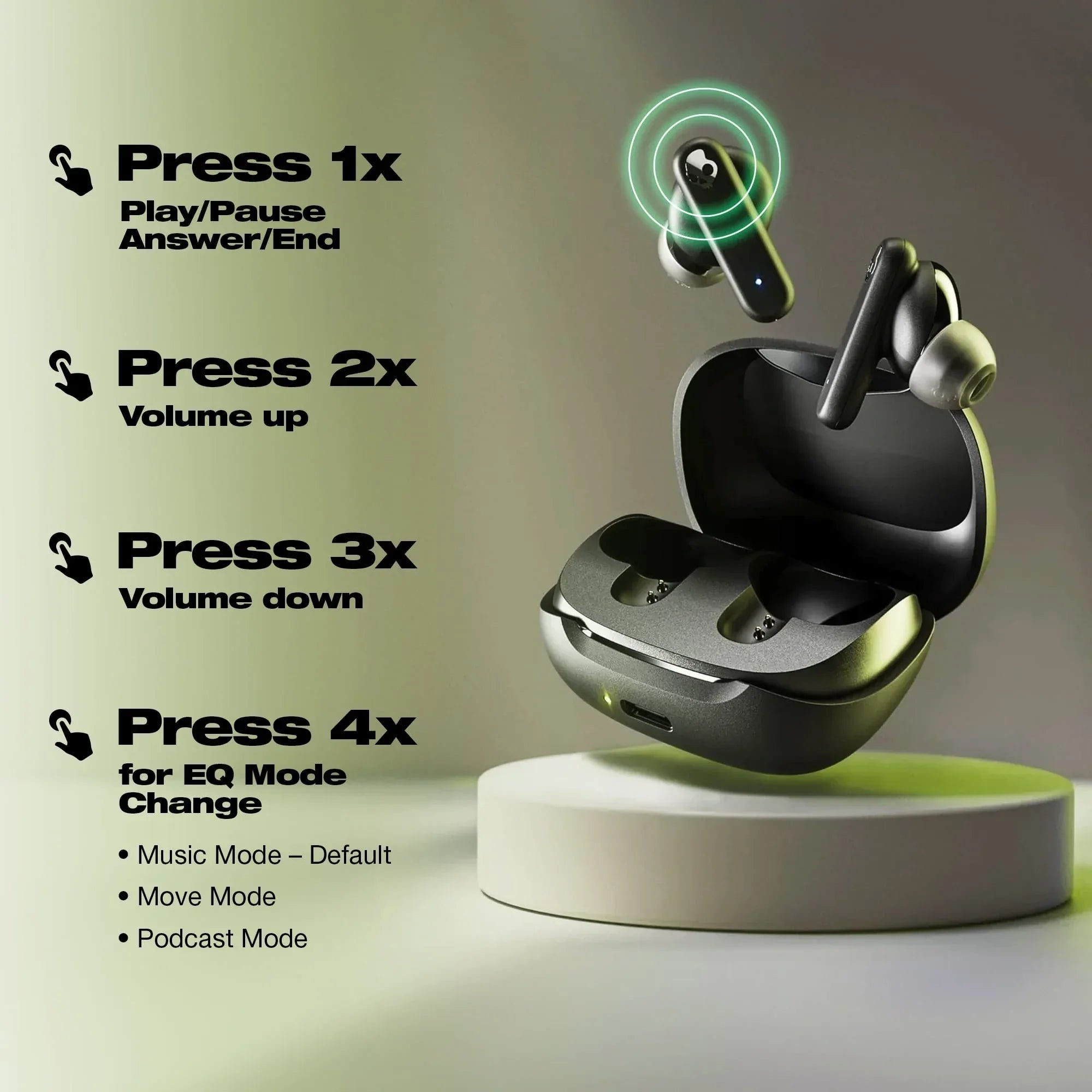 Skullcandy Smokin' Buds XT True Wireless in-Ear Earbuds