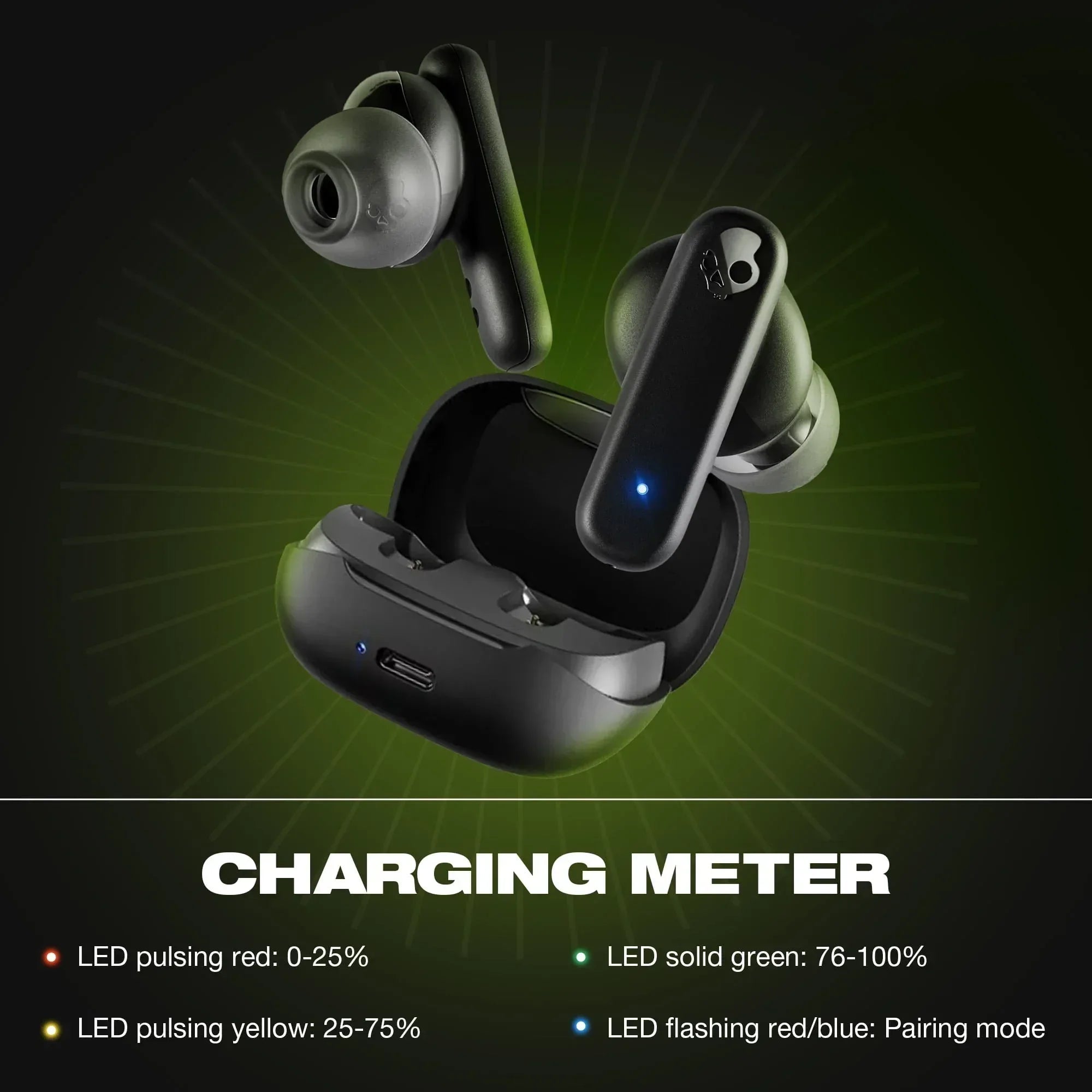 Skullcandy Smokin' Buds XT True Wireless in-Ear Earbuds