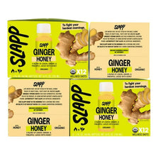 SLAPP Organic Ginger & Honey Daily Booster Shots, 48-count