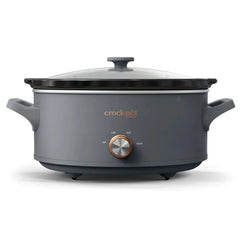 Crock-Pot Manual 7-Quart Slow Cooker, Mussel Grey - USA MEGA SHOP