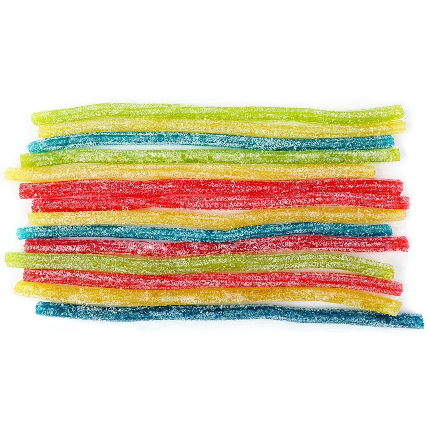 SOUR PUNCH Rainbow Straws, Chewy Candy, 2 oz., 24 ct. - USA MEGA SHOP