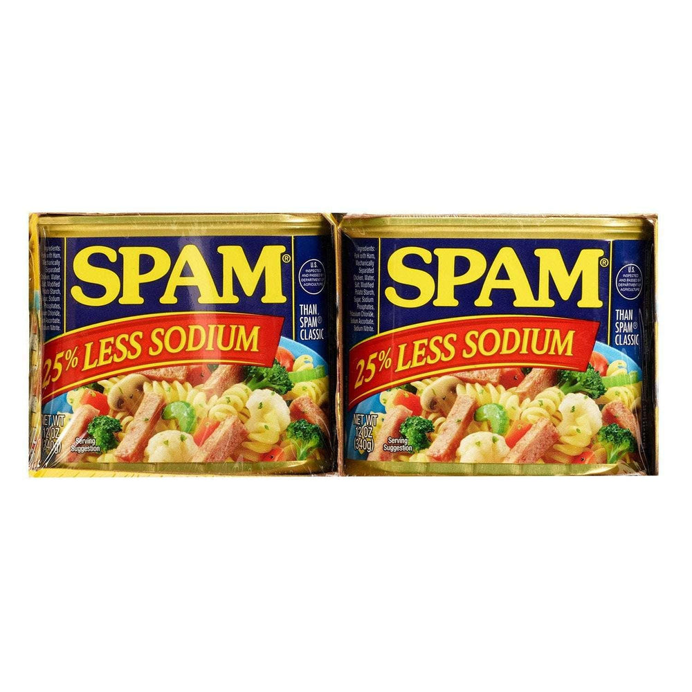 SPAM Less Sodium,12 oz., 8 pk. - USA MEGA SHOP