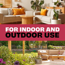 Multi-insect bug spray for indoor and outdoor use on home and patio scene