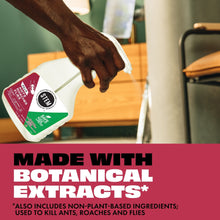 Botanical extract insect spray bottle held in hand with trigger nozzle
