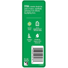 Insect spray bottle back label with STEM features and barcode