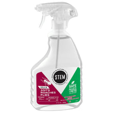 Multi-insect trigger spray bottle with STEM front label and safety seal