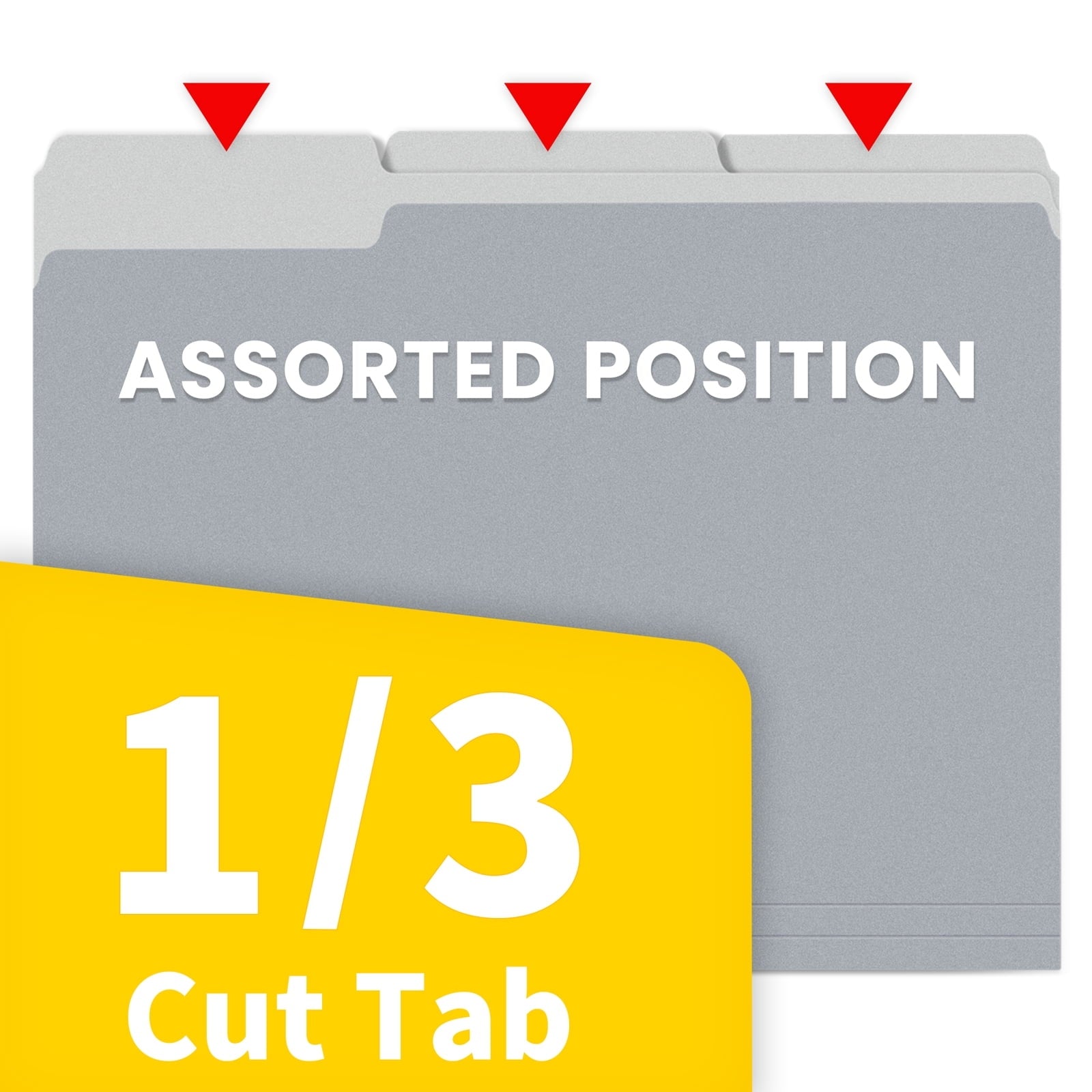 SUNEE File Folders, 30 pack Manilla Folders 8.5 x 11, 1/3 Cut Tab for Easy Labeling and Organization, Durable Standard Paper for Home, Office, School Filing