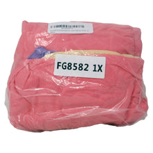 Pink reusable incontinence underwear in plastic-wrapped bundle with label