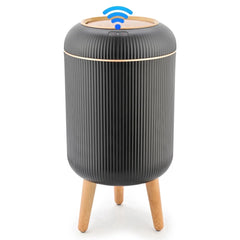SUSLAS Trash Can with Motion Sensor, Touchless Automatic Lid and Waterproof Design, Smart Waste Bin for Bathroom Kitchen, 2.6 Gallon Plastic, Black - USA MEGA SHOP