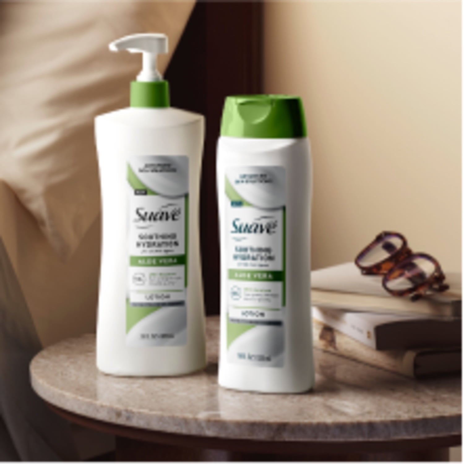 Suave Soothing Hydration Hand & Body Lotion For Women With Aloe Vera For Dry Skin, 28 fl oz Pump
