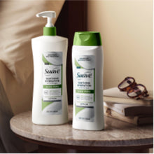 Suave lotion bottle and lotion bottle with green caps
