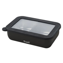 S'well Bento Box with black base and clear-lid container