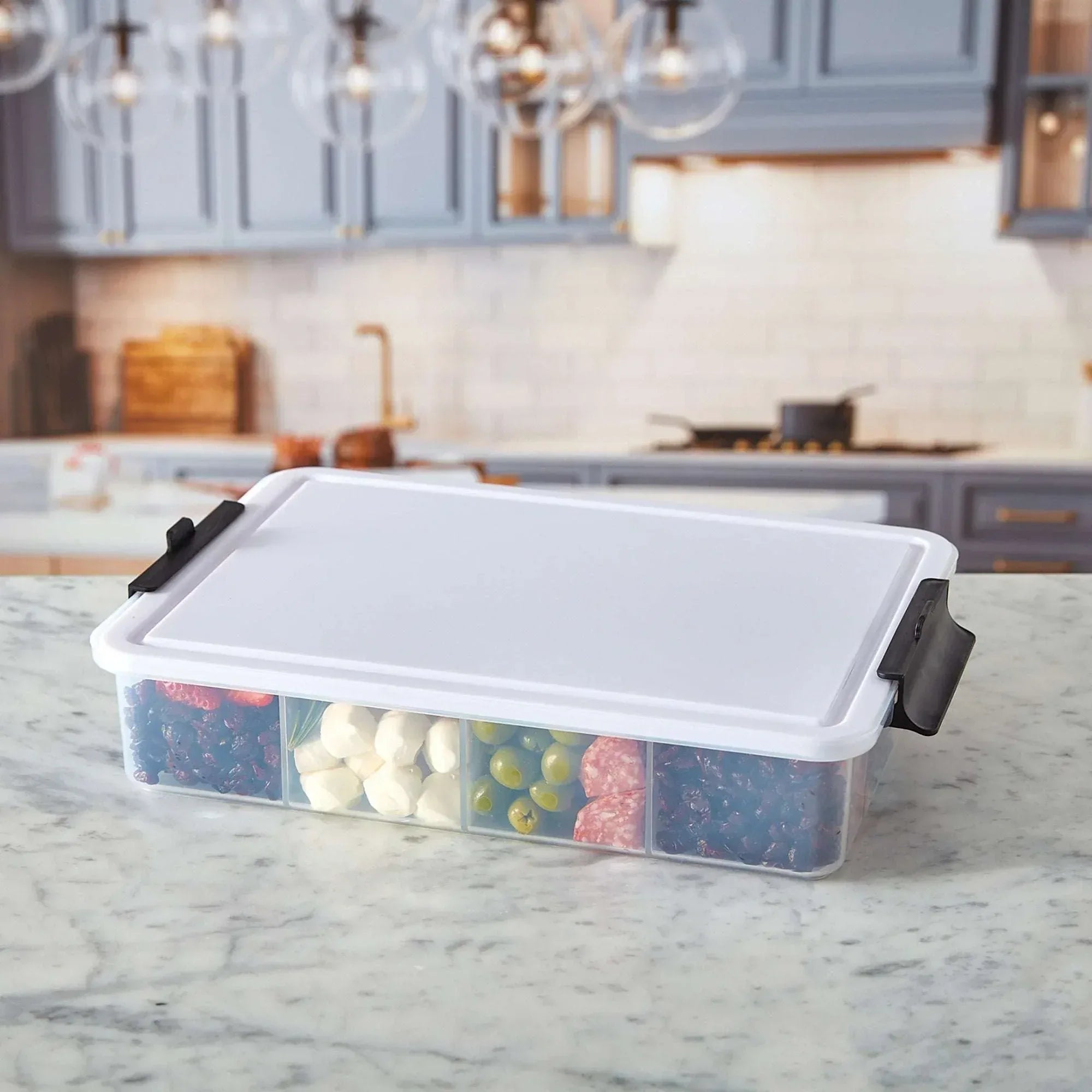 Sabatier Snacklebox 2-piece Set with Cutting Board Lids - USA MEGA SHOP