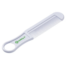 Safety 1st infant hair comb with fine teeth, light blue handle