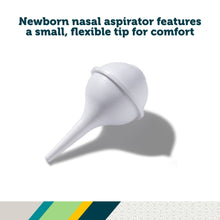White newborn nasal aspirator with small flexible tip