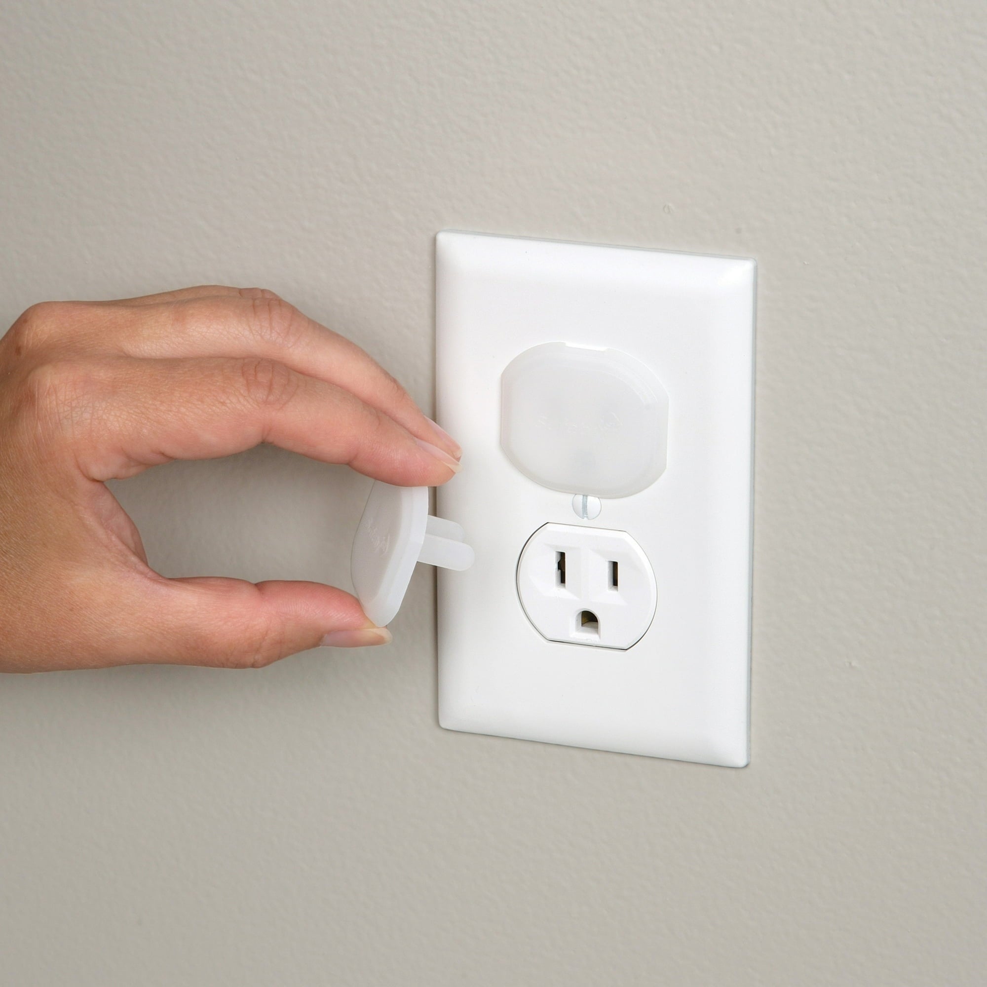 Safety 1st Plug Protectors (24pk), White, Toddler