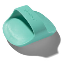 Aqua plastic brush body for cradle cap, empty open cradle
