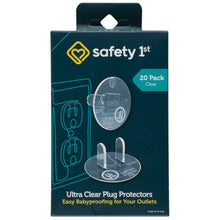 Safety 1st clear ultra plug protectors, 20-pack outlet covers for toddlers