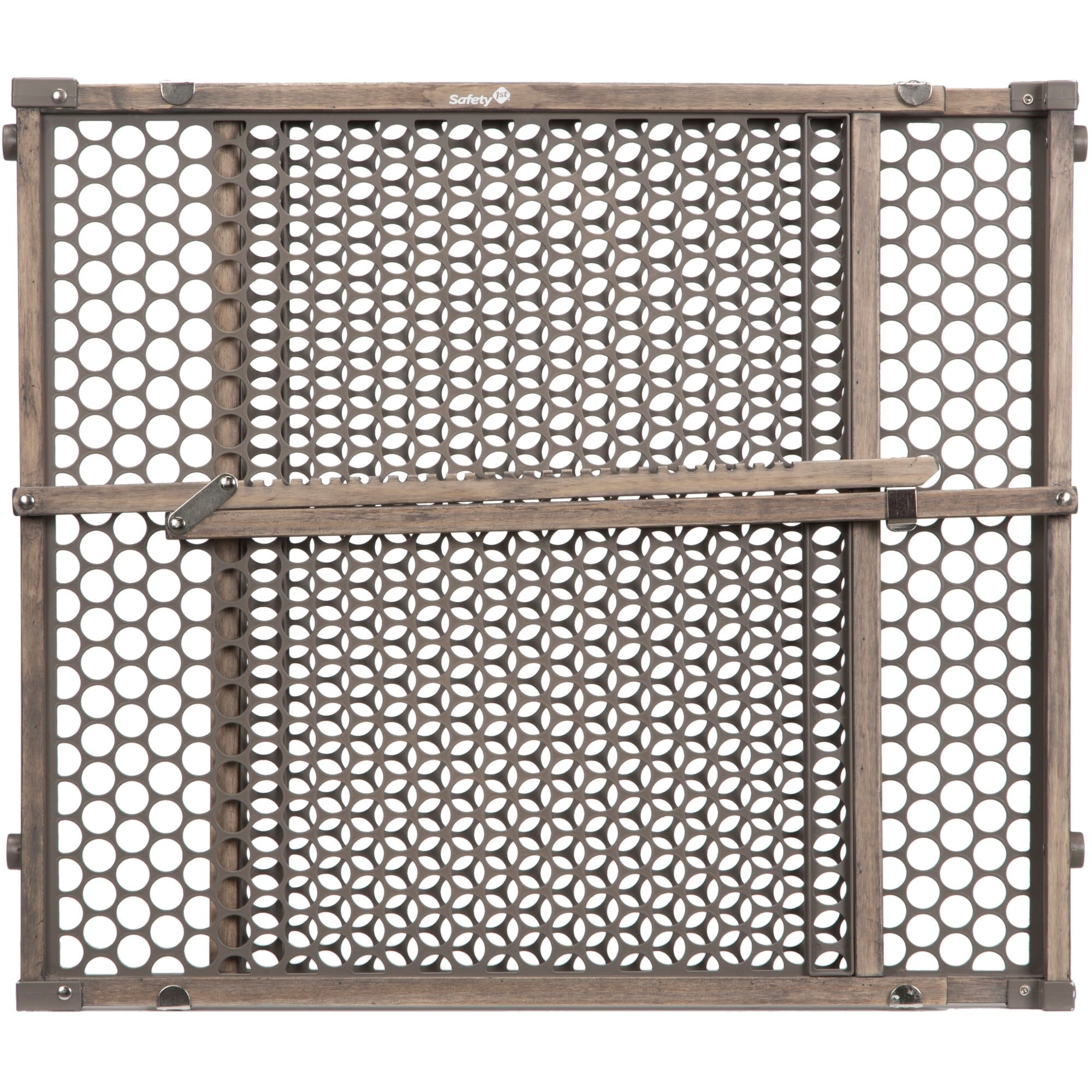 Safety 1st Vintage Grey Wood Doorway Security Gate