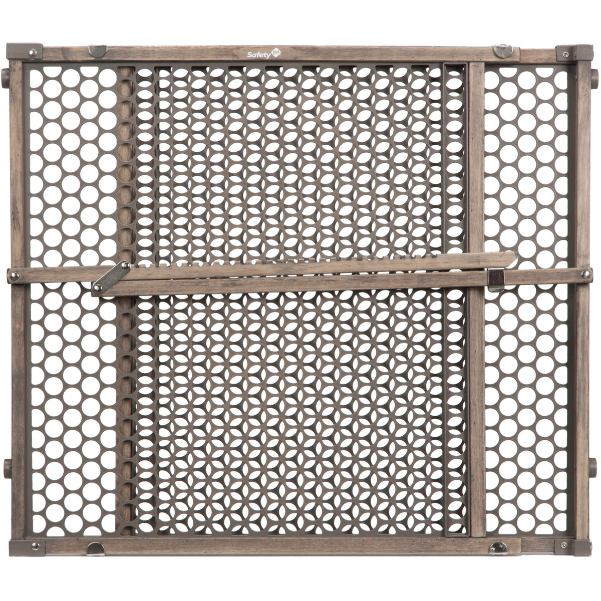 Safety 1st Vintage Grey Wood Doorway Security Gate