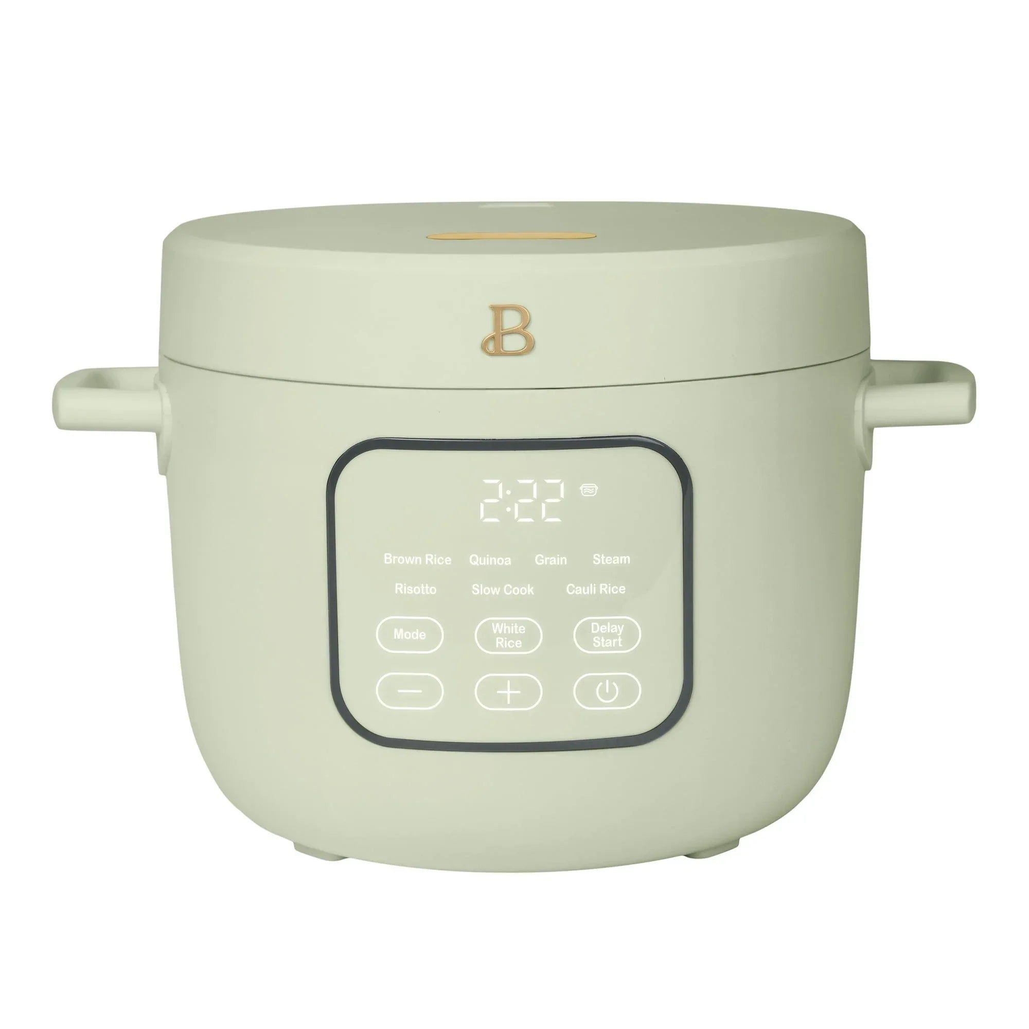 Beautiful 14-Cup Cooked, 6-Cups Uncooked Electric Rice and Grain Cooker, EverGood™ Ceramic Nonstick Coating, by Drew Barrymore