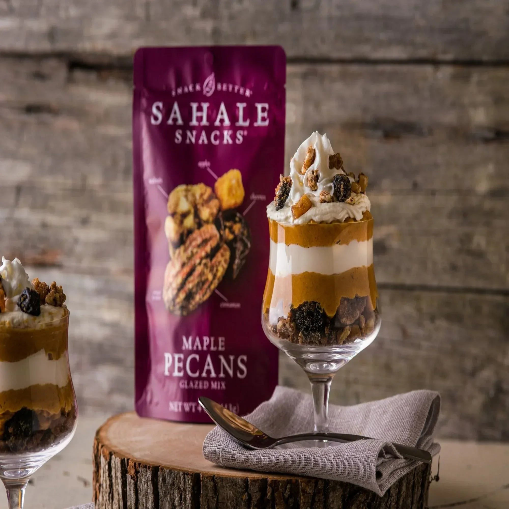 Sahale Snacks Maple Pecans Glazed Mix, Gluten-Free Snack, 4-Ounce Bag – Non-GMO Project Verified Nut Blend