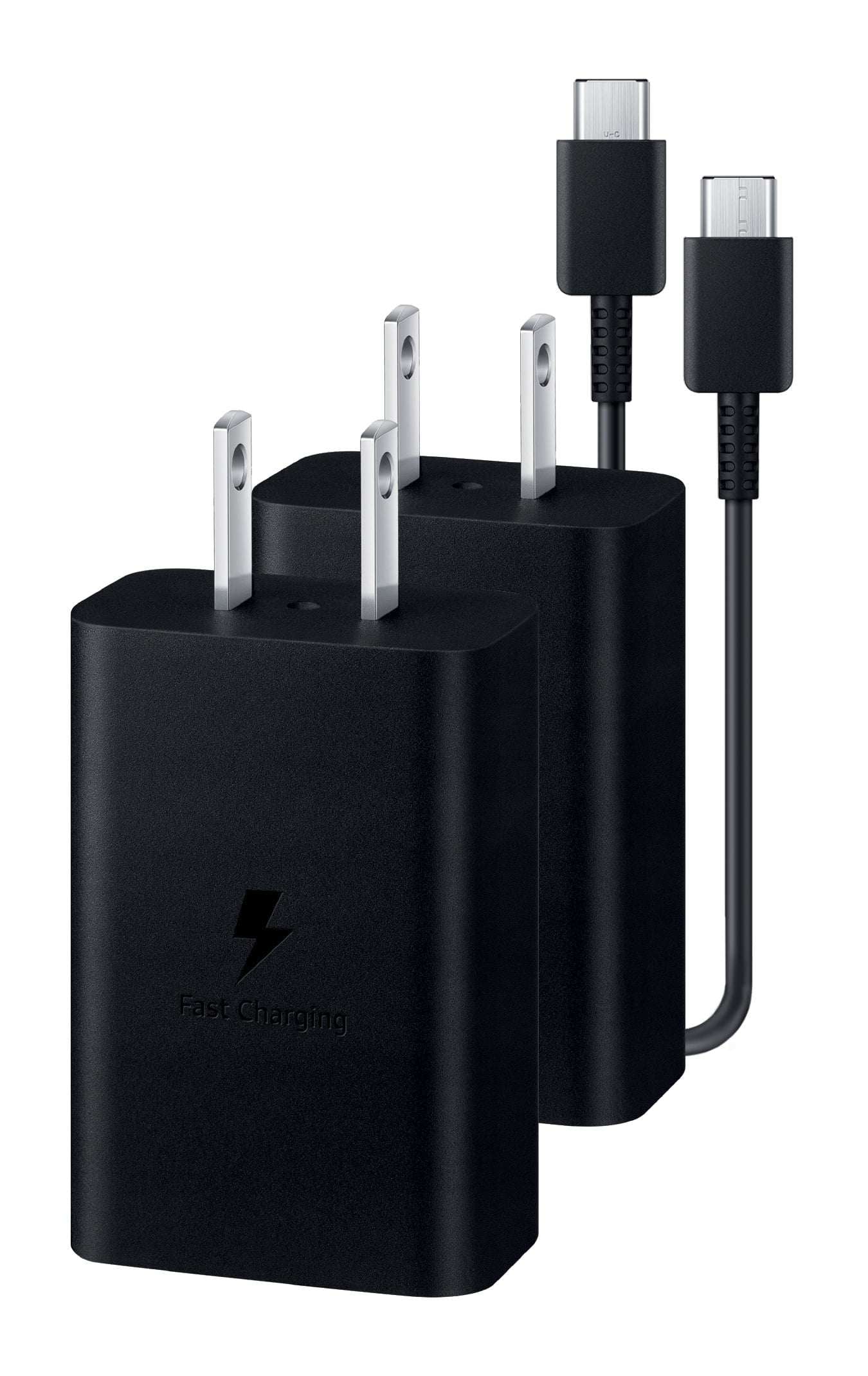 Samsung 15W Wireless Charger with Cable Included, 2 Pack, Portable Charger, Dark Gray